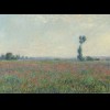 Art print Monet, Champ de coquelicots