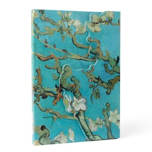 Cuaderno con cierre magnético A5 Van Gogh, Almendro en flor