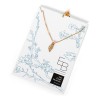 Van Gogh Gold plated necklace with leaf, by Ellen Beekmans®