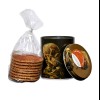 Waffles de sirope en lata Van Gogh, Calavera