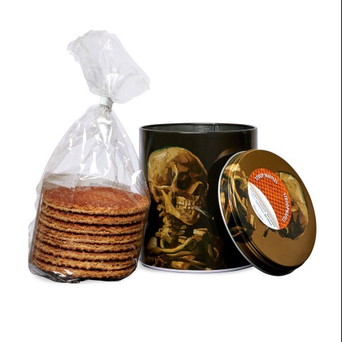 Waffles de sirope en lata Van Gogh, Calavera