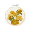 Kit de bordado seda y lino - Van Gogh Girasoles