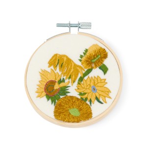 Kit de bordado seda y lino - Van Gogh Girasoles