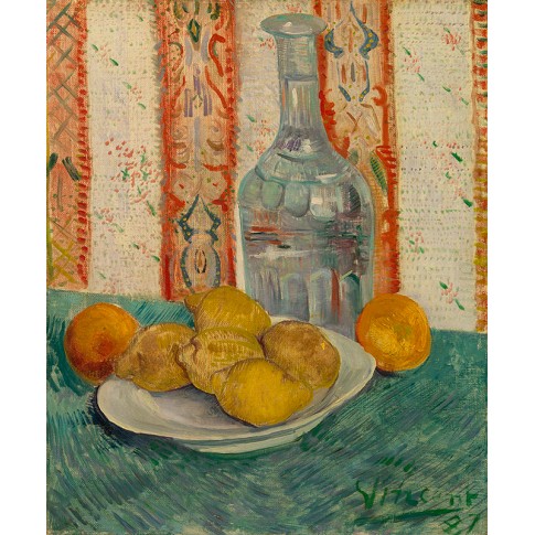 Van Gogh Giclée, Jarra y plato con limones