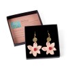 Pendientes rosa Almendro en flor Van Gogh