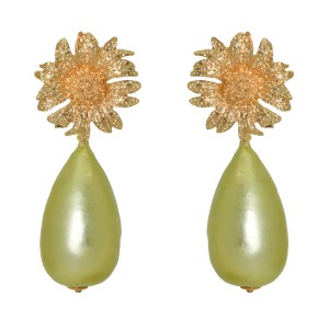 Van Gogh Cotton Pearls pendientes Los Girasoles, de Miccy’s