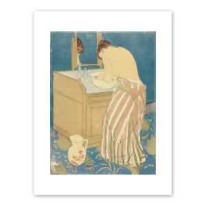 Art print Cassatt, Woman Bathing (La Toilette)