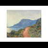 Art print Monet, La Corniche near Monaco