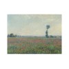 Art print Monet, Champ de coquelicots