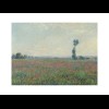 Art print Monet, Champ de coquelicots