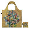 Bolsa LOQI x Van Gogh Museum, flores de Vincent de color dorado