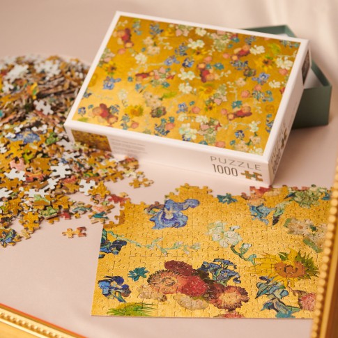 Rompecabezas Van Gogh, Flores de Vincent 1000 piezas