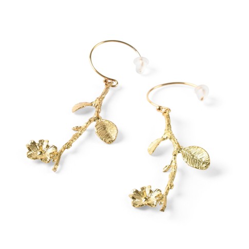 Van Gogh Earrings with blossom branch, by Ellen Beekmans®