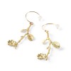 Van Gogh Earrings with blossom branch, by Ellen Beekmans®