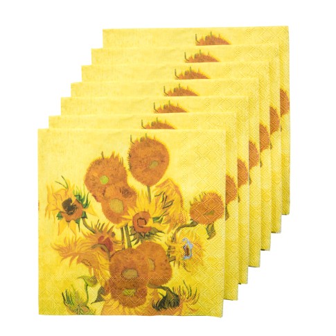 Servilletas Van Gogh, Los girasoles