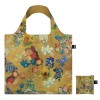 Bolsa LOQI x Van Gogh Museum, flores de Vincent de color dorado