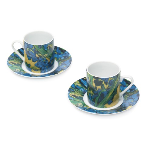 Set tazas café Van Gogh, Lirios