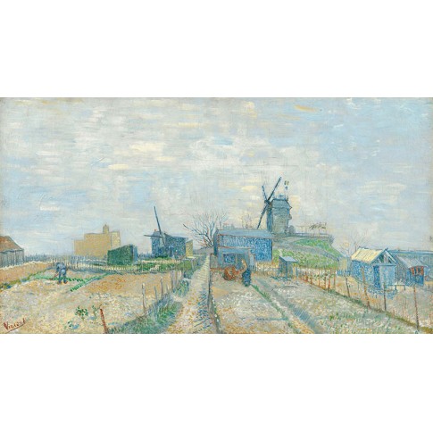 Van Gogh Giclée, Montmartre: molinos y huertos