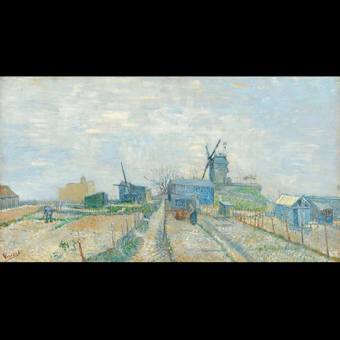 Van Gogh Giclée, Montmartre: molens en moestuinen