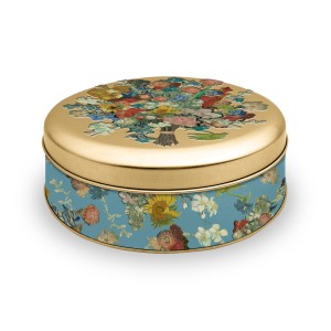 Lata con bombones Van Gogh, Flores de Vincent