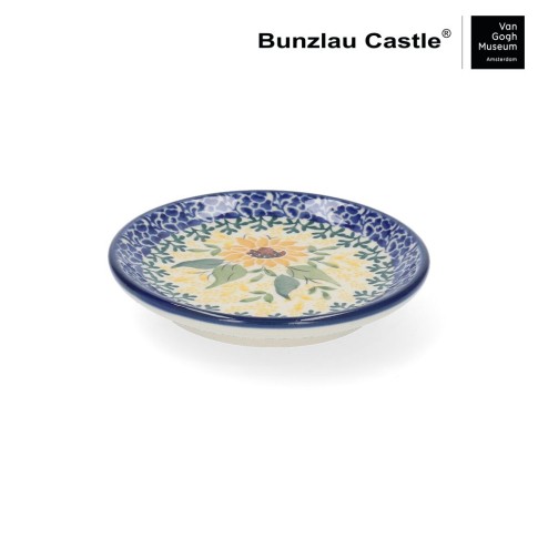 Plato de bolsita de té Girasoles, Bunzlau Castle x Van Gogh Museum