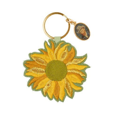 Llavero de Van Gogh con bordado de Girasoles