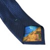 Corbata de seda Van Gogh, Cuervos (azul)
