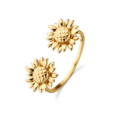 Anillo de oro Van Gogh Gassan®, Los girasoles