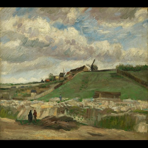 Van Gogh Giclée, De heuvel van Montmartre met steengroeve