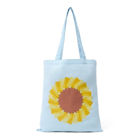 Bolsa tote azul Girasoles - Raw Color