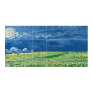 IXXI Van Gogh, Campo de trigo bajo un cielo tormentoso 120 x 60