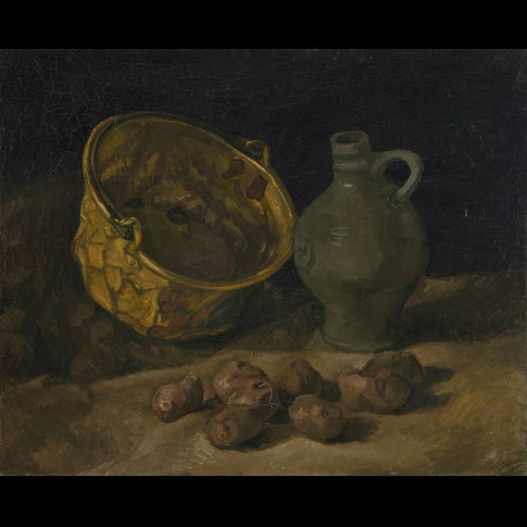 Van Gogh Giclée, Stilleven met koperen ketel en kruik