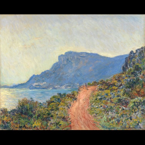 Art print Monet, La Corniche near Monaco