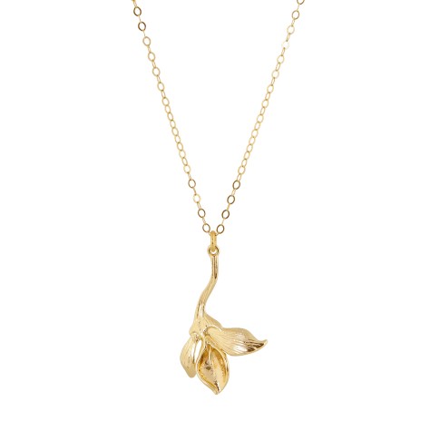 Van Gogh Necklace Irises gold, by Ellen Beekmans®