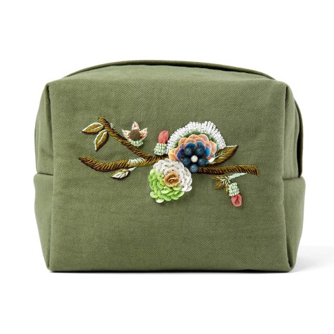 Embroidered Pouch Almond Blossom