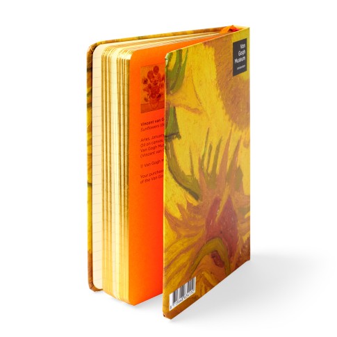 Cuaderno Van Gogh A6 de tapa dura Girasoles