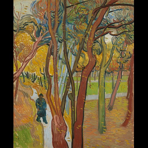 Van Gogh Giclée, Tuin van de inrichting Saint-Paul ('Vallende bladeren')