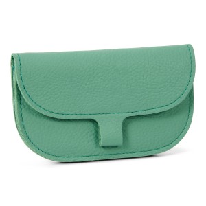Cartera piel verde Almendro en flor – Keecie