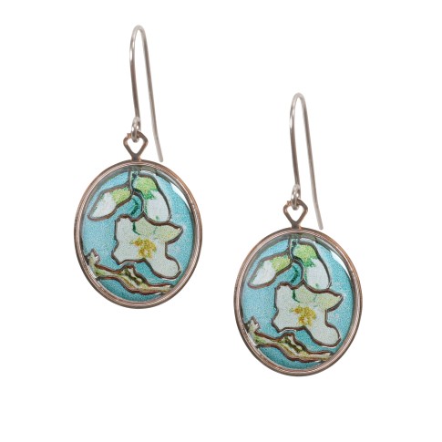 Pendientes Van Gogh, Almendro en flor