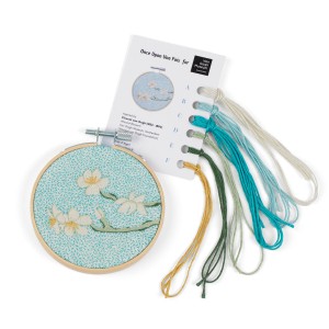 Kit de bordado seda y lino - Van Gogh Almendro en flor