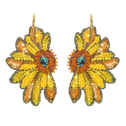 Van Gogh PatchArt pendientes Los Girasoles, de Miccy’s