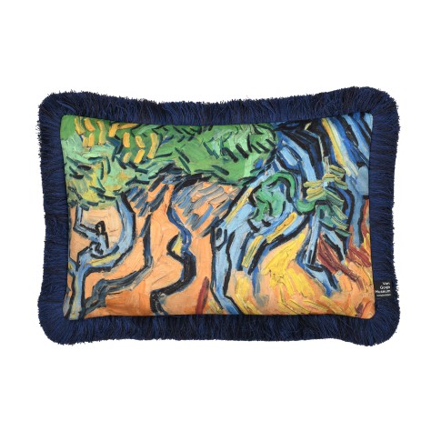 Funda de cojín con flecos Van Gogh, Tree Roots 30x45