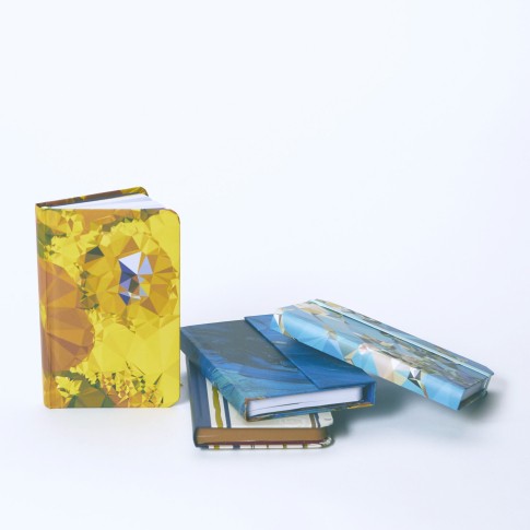 Cuaderno A6 con bolsillo VG, Almendro en flor cristalizado