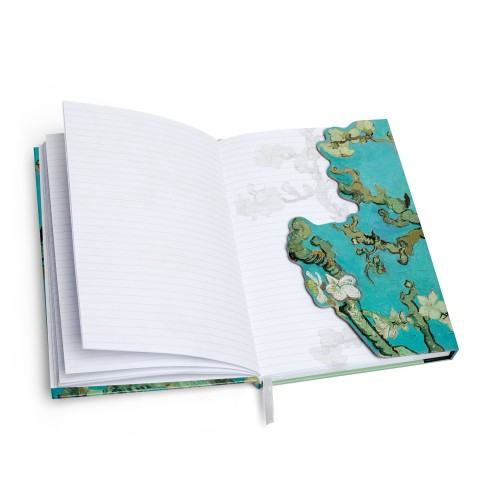 Cuaderno con cierre magnético A5 Van Gogh, Almendro en flor