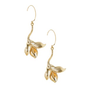 Van Gogh Earrings Irises gold, by Ellen Beekmans®