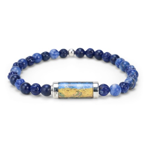 Pulsera Trigal con cuervos – sodalita azul