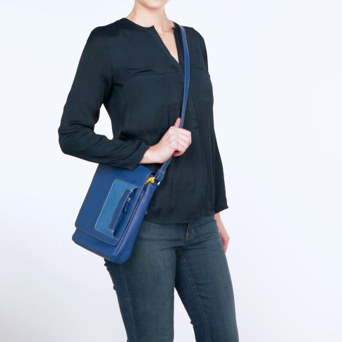 MyWalit Bolso bandolera con solapa, Van Gogh Lirios