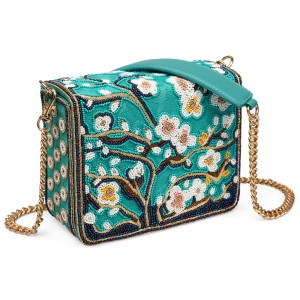 Sophie Cano x Van Gogh Museum, Bandolera Mini con cuentas Almendro en flor