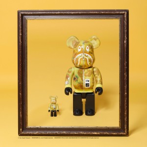BE@RBRICK BAPE® × Van Gogh Museum Sunflowers SHARK 100% & 400%