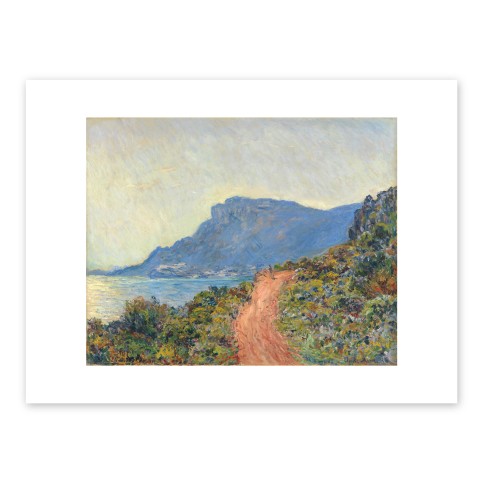Art print Monet, La Corniche near Monaco